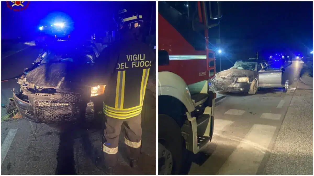Esce di strada con l’auto: conducente trovato morto intrappolato tra le lamiere | FOTO - 