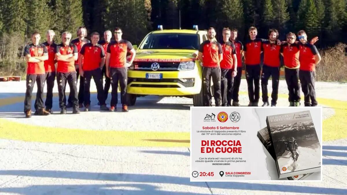 "Di roccia e di cuore", a Sappada il racconto di 70 anni di Soccorso Alpino - 