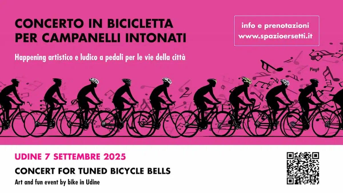 Udine, Concerto in bicicletta: il centro città si prepara a suonare al ritmo dei... campanelli -