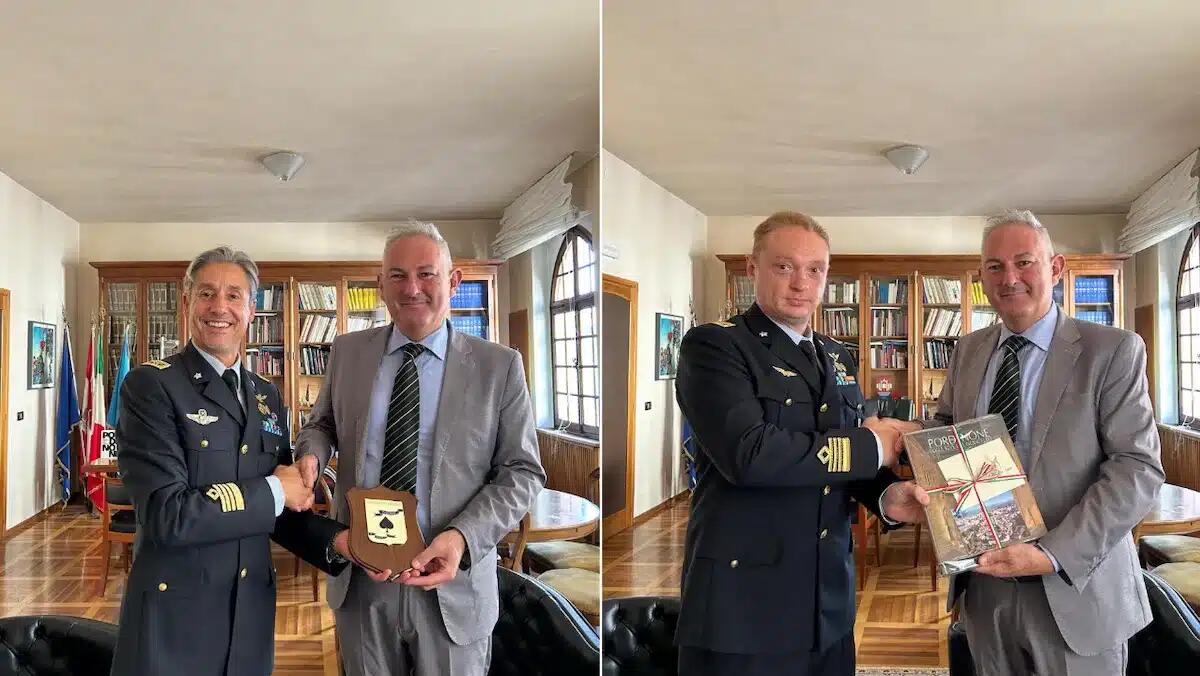 Il Sindaco di Pordenone accoglie il nuovo comandante dell’Aeroporto Militare di Aviano - 