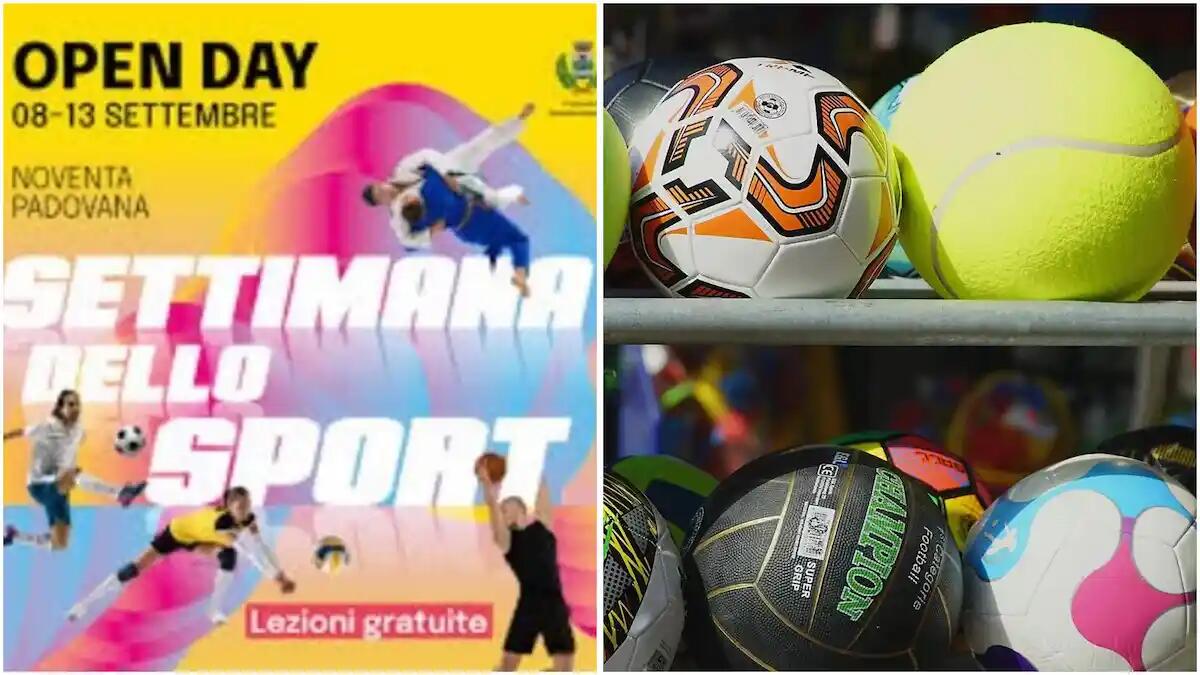 Settimana dello Sport 2025 a Noventa Padovana: tutti gli eventi in programma dal 8 al 13 settembre - 
