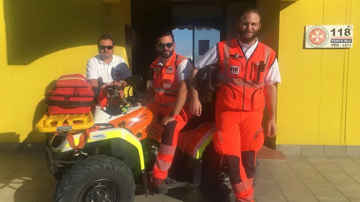 Oltre 900 interventi sanitari  gestiti al Punto Blu di Lignano Pineta: ecco il bilancio - 