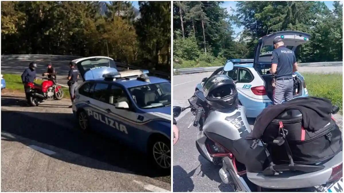 Controlli straordinari lo scorso week-end sulle strade della Carnia: focus sui motociclisti -