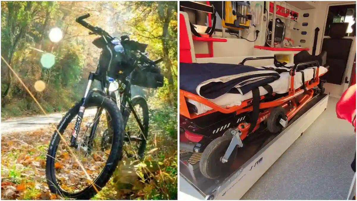 Incidente in mountain bike, scivola perdendo il controllo della bici: frattura alla gamba per un 11enne - 
