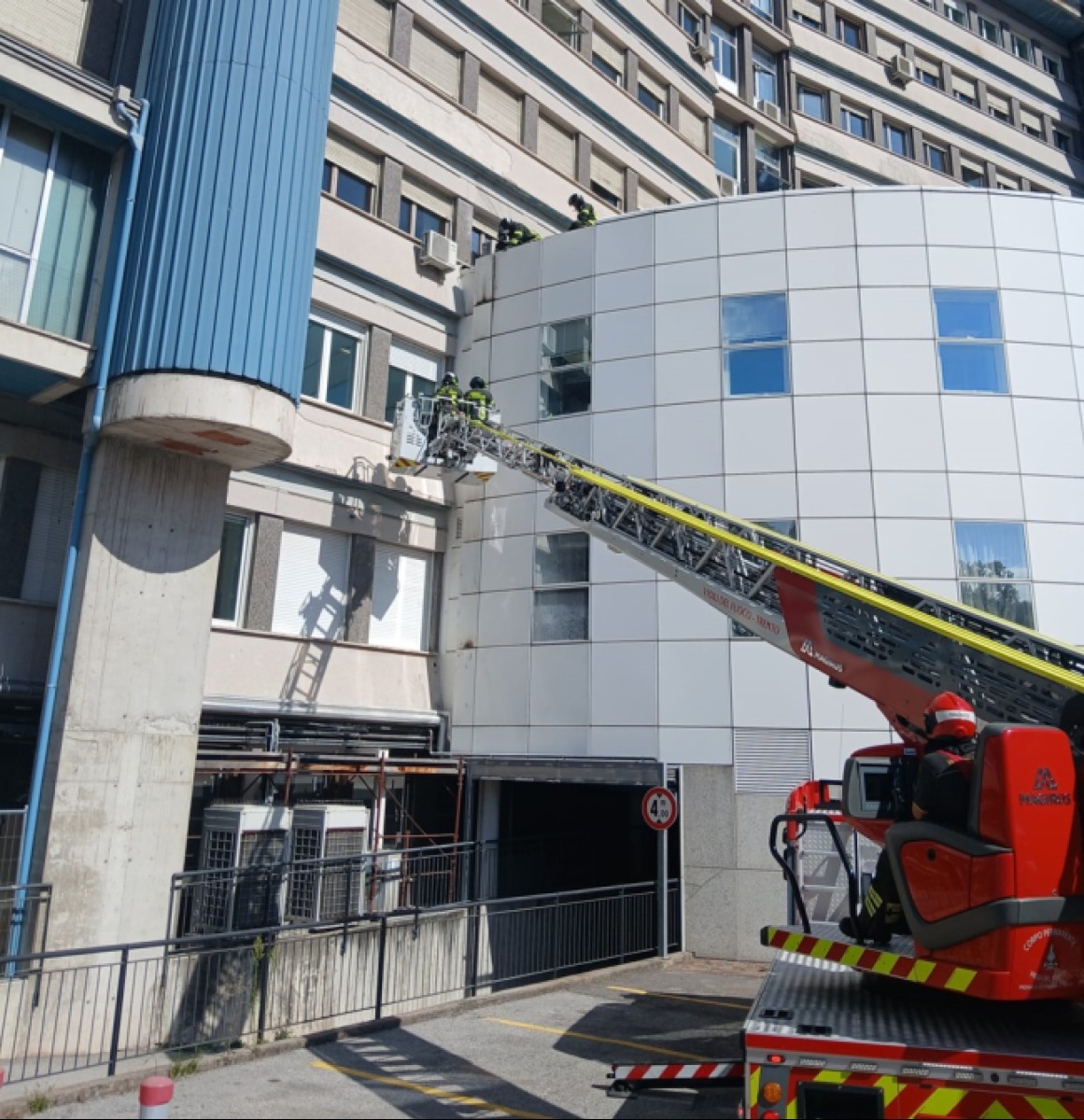 Incendio ospedale trento