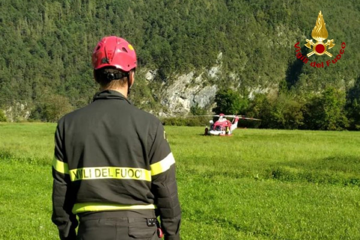 Vigili del fuoco elicottero fvg