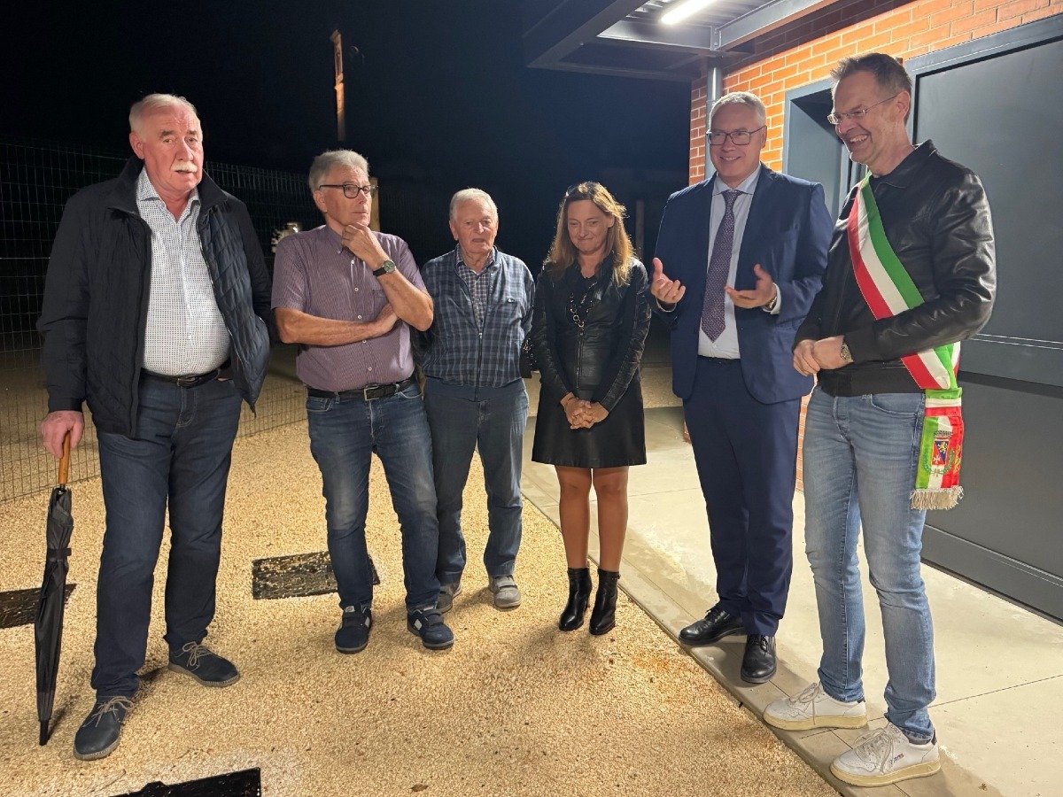 Al taglio del nastro era presente anche il presidente del Consiglio regionale del Friuli Venezia Giulia, Mauro Bordin