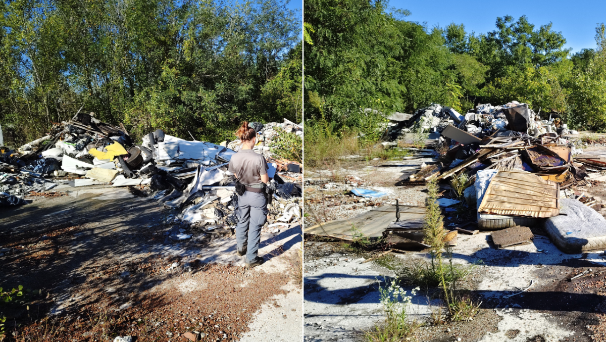 Maxi-discarica a cielo aperto in ex zona industriale: sequestrata un'area di 25mila mq a Basiliano - 