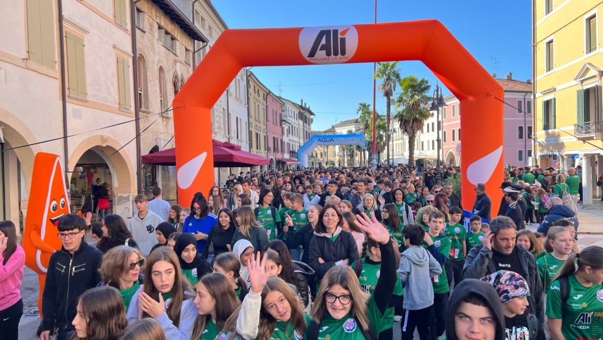 Portogruaro, oltre 2.000 partecipanti alla quarta edizione della Alì Family Run -