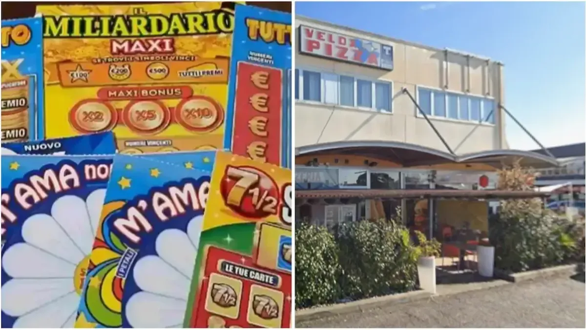 Pradamano, compra tre Gratta e Vinci e sviene a terra per l’emozione: vince 500mila euro - A destra il locale di Pradamano