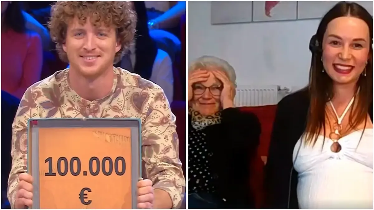 Dal Friuli ad Affari Tuoi: Luca vince 100 mila euro, in collegamento la compagna incinta e la nonna - Da "Affari Tuoi", Rai1