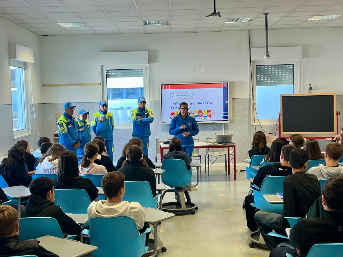 Fontanafredda, gli studenti protagonisti nelle giornate dedicate alla Protezione Civile -