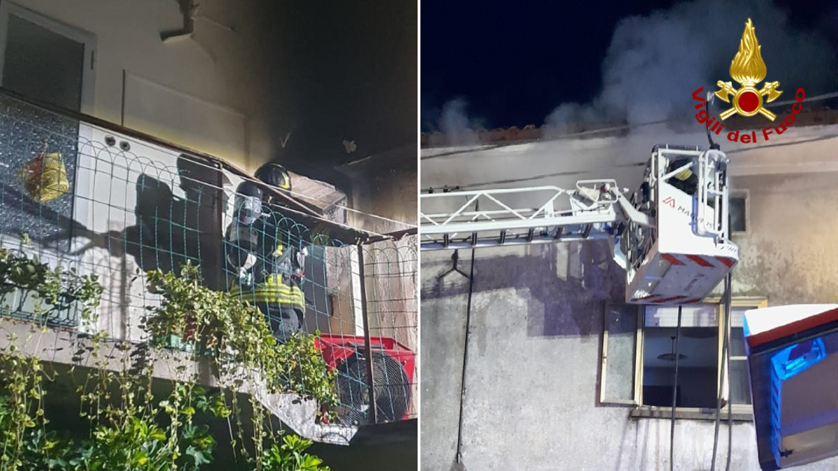 Rive d’Arcano, incendio al primo piano di un’abitazione: i pompieri evitano il peggio -