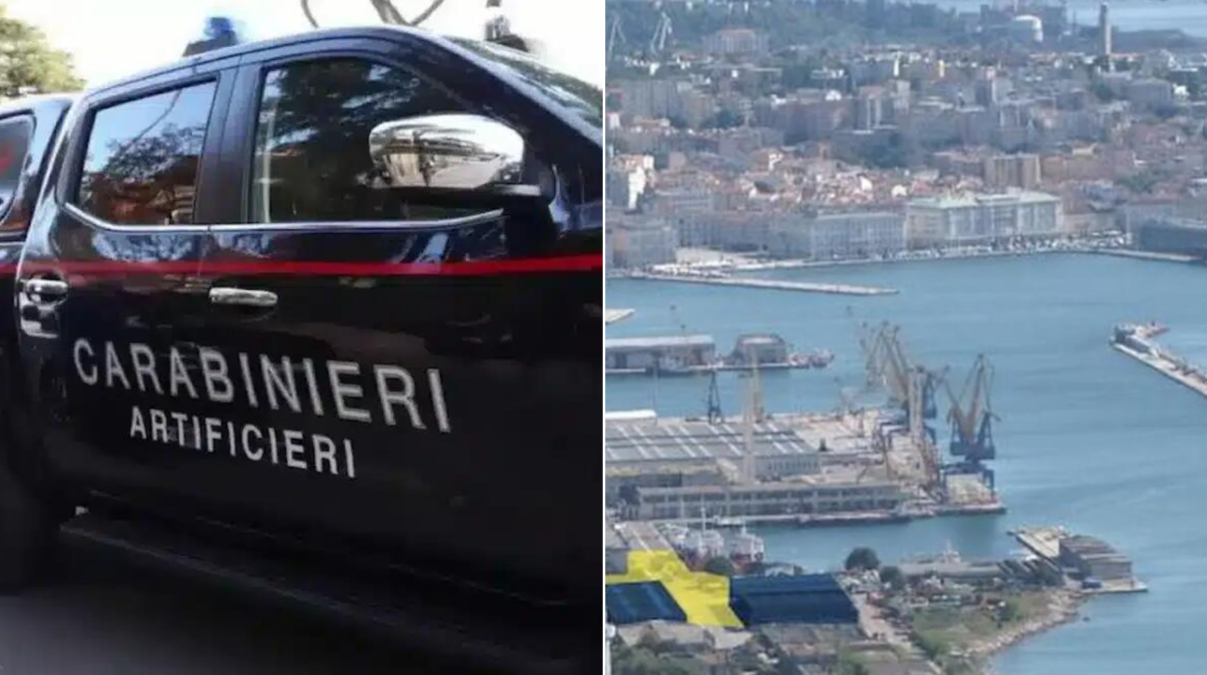 Trovata bomba aerea in area portuale a Trieste: saranno evacuati mille residenti per il disinnesco - 