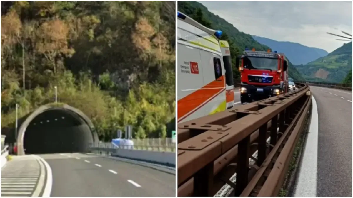 Chiusaforte, si schianta contro il muro della galleria: una persona lascia l’auto e si lancia dal viadotto - 