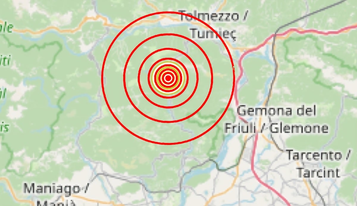 Scossa di terremoto in Friuli, epicentro a Verzegnis - 
