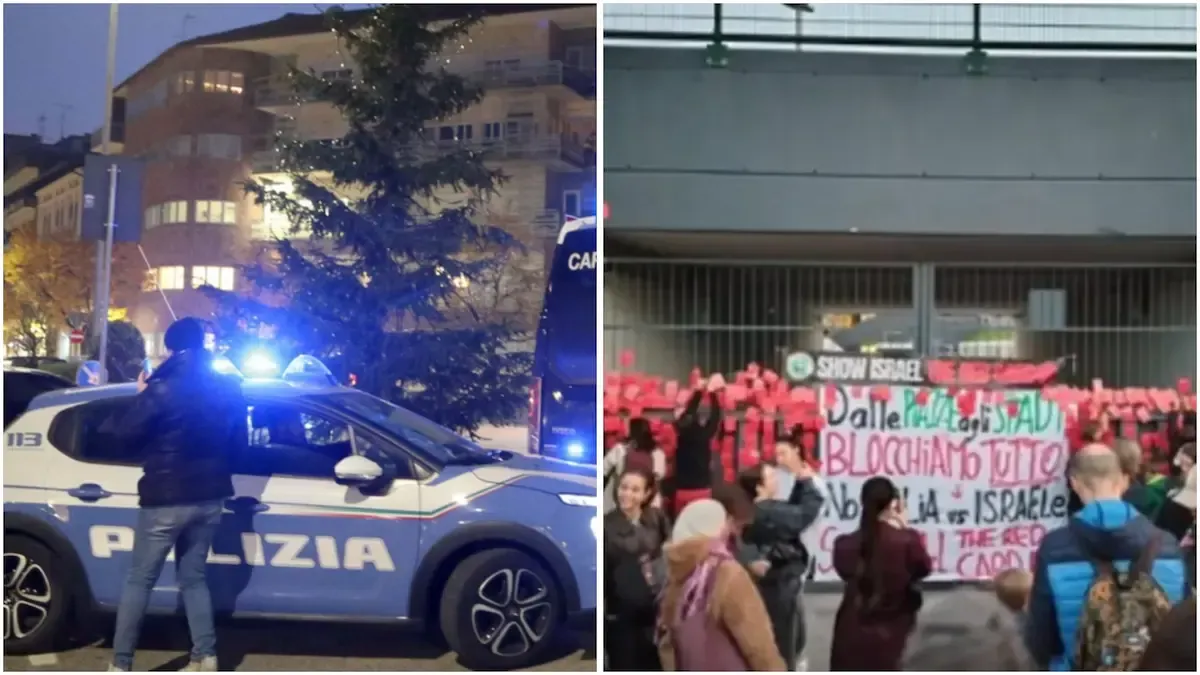 10mila persone alla manifestazione pro Pal a Udine: "Esercito e reparti speciali, stadio zona rossa" - 