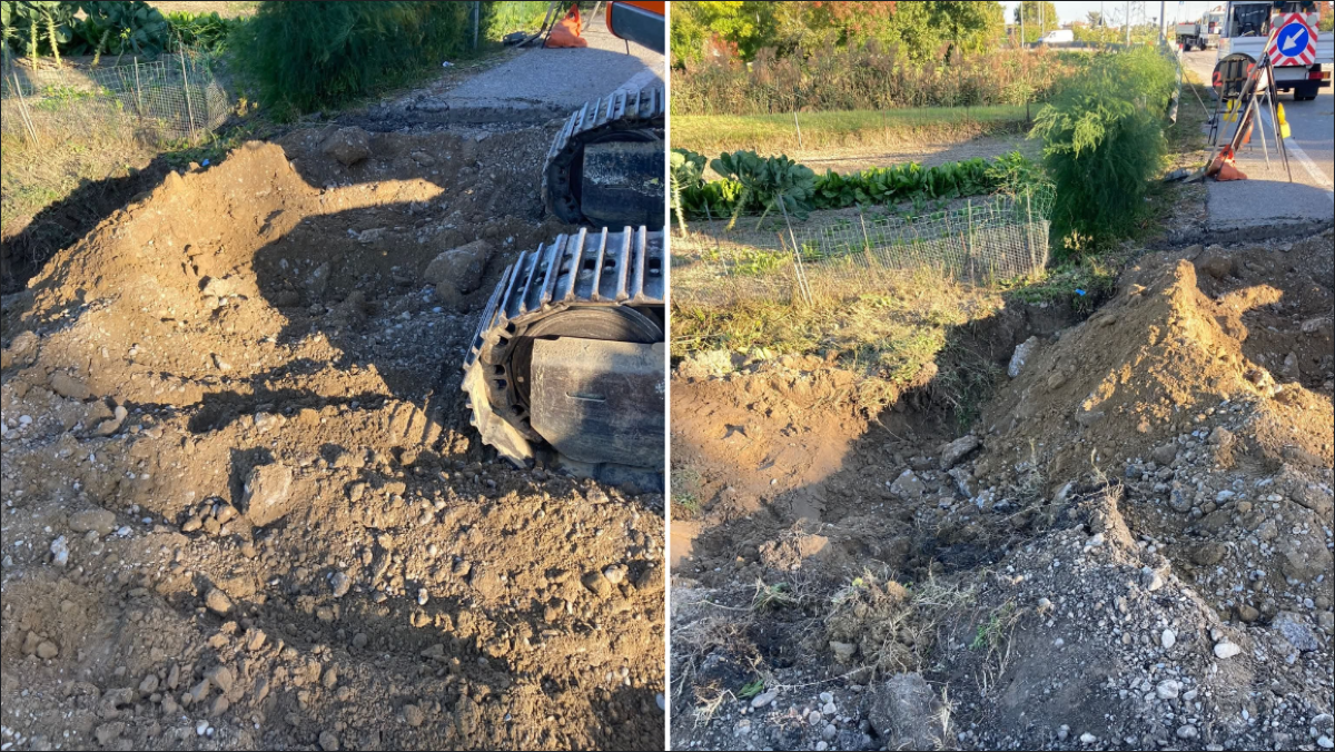 Cede improvvisamente la strada: chiusa la SR74 tra San Michele al Tagliamento e Bibione -
