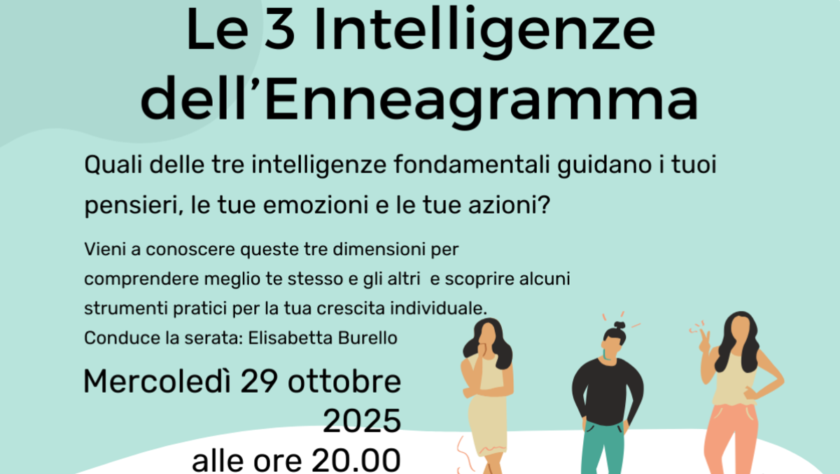 A Martignacco un incontro per esplorare le tre intelligenze dell’Enneagramma: mente, emozioni e istinto -