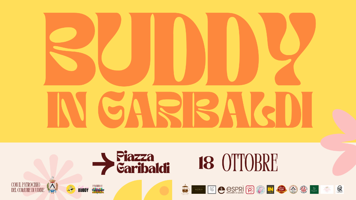 Sabato a Udine torna “Buddy in Garibaldi”: mercatini, laboratori e arte per tutte le età -