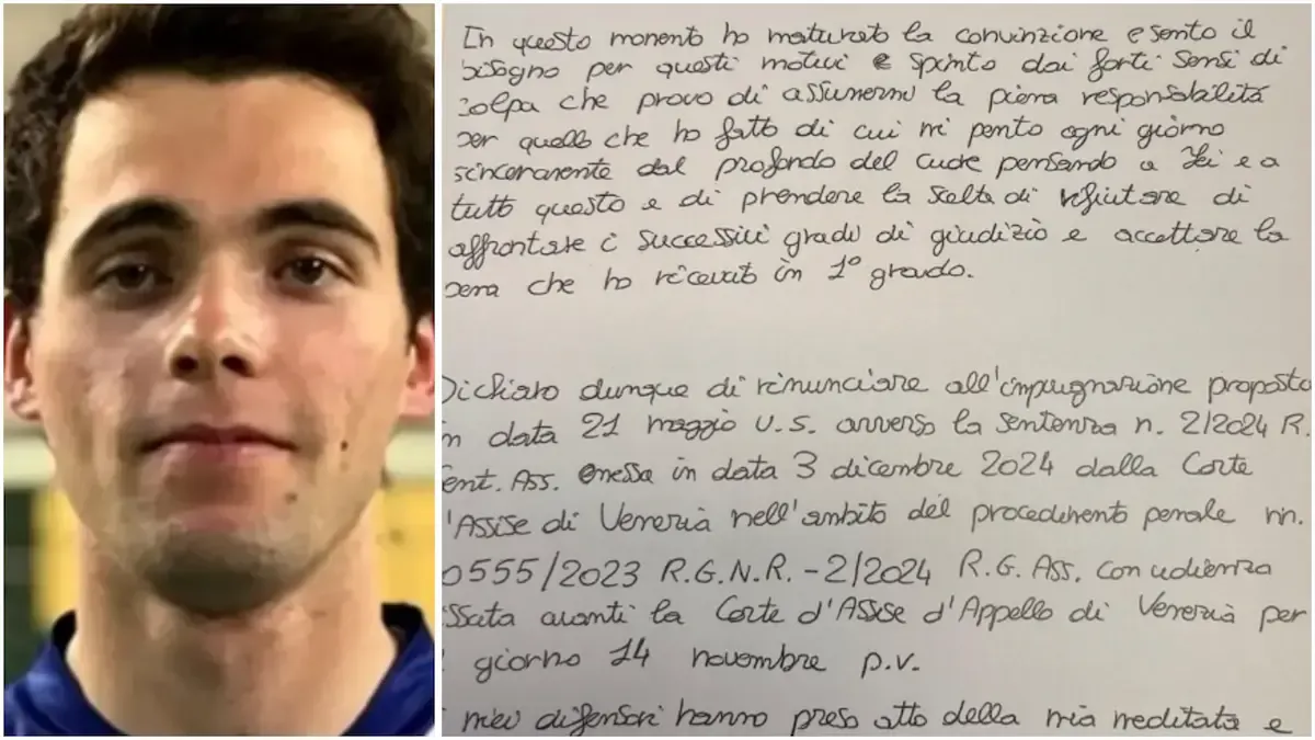 La lettera completa scritta da Turetta dal carcere: "Mi pento ogni giorno di quello che ho fatto" - 