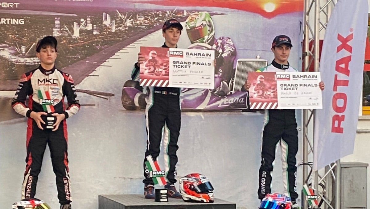 Dalla pista di Sacile al Bahrein: il 13enne Mattia Padoan vola al Mondiale ROTAX Kart -