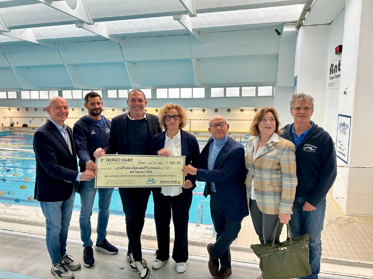 Trofeo SMAIL, sport e solidarietà a Treviso: raccolti 7.400 euro per la ricerca contro la leucemia -