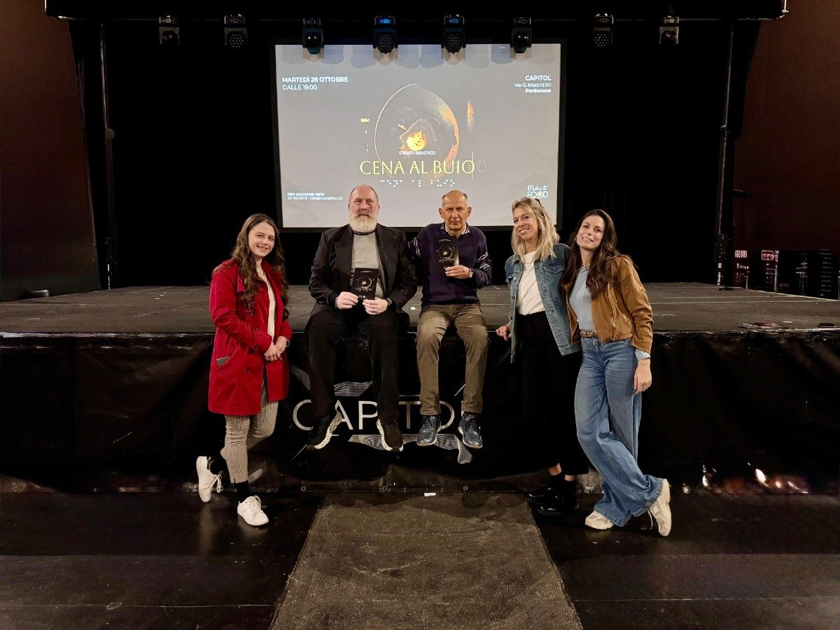 “Cena al Buio – Experience 2025”: a Pordenone un viaggio sensoriale e solidale nel buio -