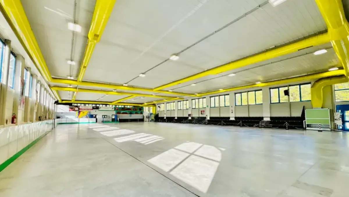 Nuova vita per il pattinodromo di Silea: pista levigata e luci LED tra efficienza energetica e comfort -