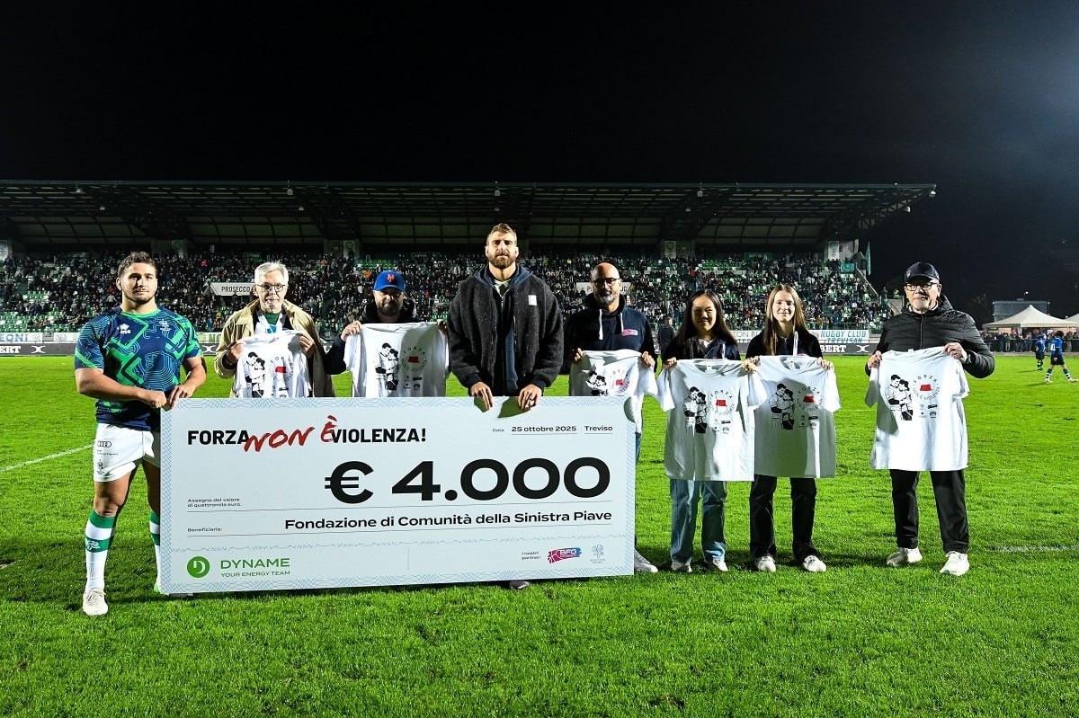 “Forza non è Violenza”: Dyname, Benetton Rugby e Basket Femminile Conegliano donano 4.000 euro al progetto Alice inCONtra Pollicino - 