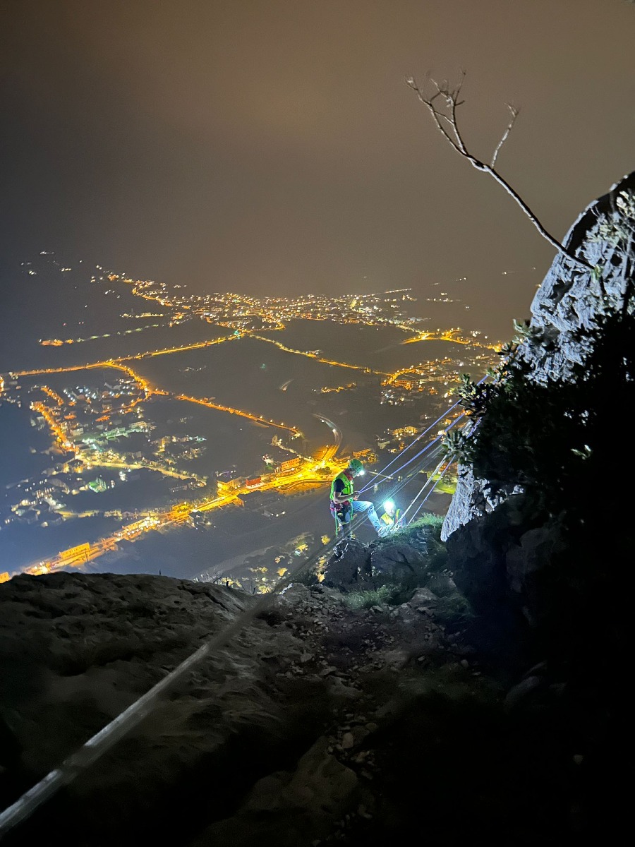 soccorso alpino trento notte