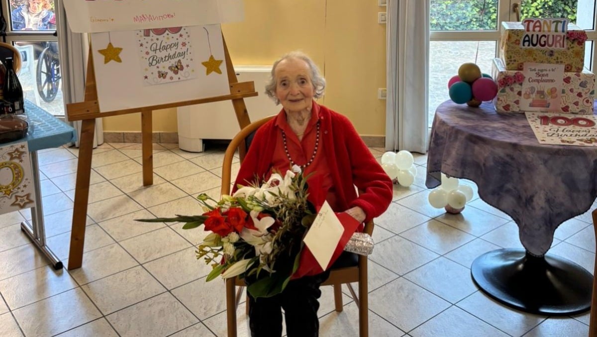 Angela raggiunge la tripla cifra, spente 100 candeline: grande festa a Cavaso del Tomba - 