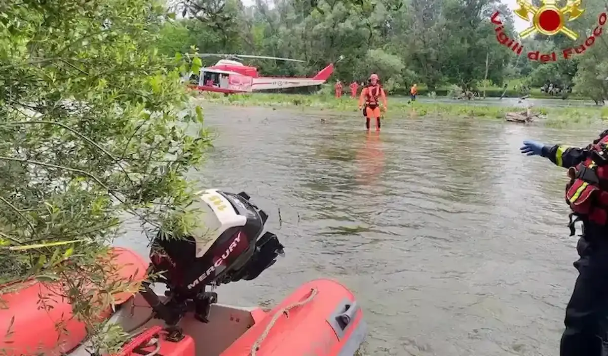 Cade in acqua e viene trascinato dalla corrente: disperso nel fiume, il figlio sente le urla del padre - Immagine di repertorio