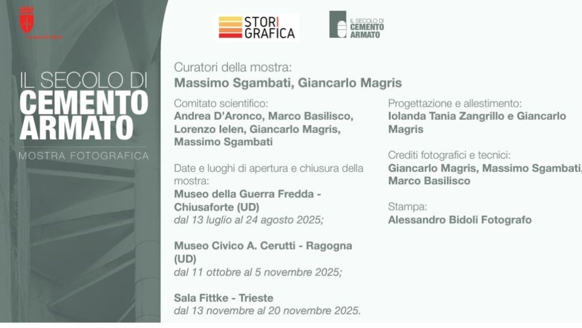 La mostra fotografica “Il secolo di Cemento Armato” approda a Trieste nella Sala Fittke - 
