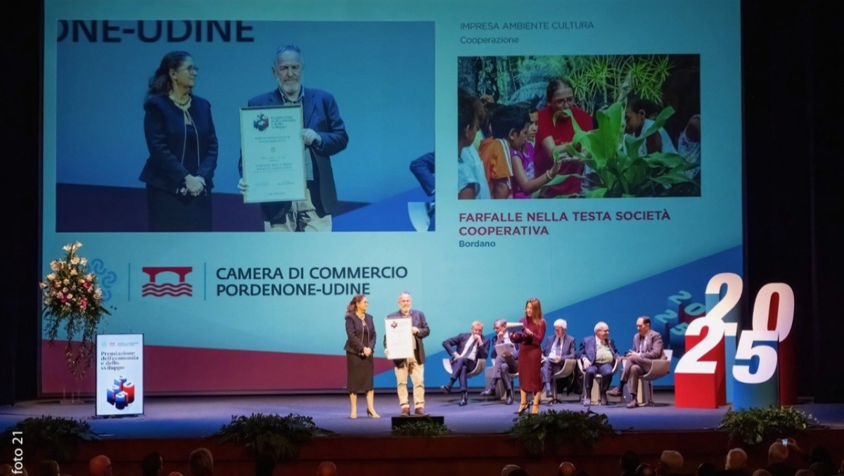 Riconoscimento alla cooperativa Farfalle nella Testa per ambiente e cultura - 
