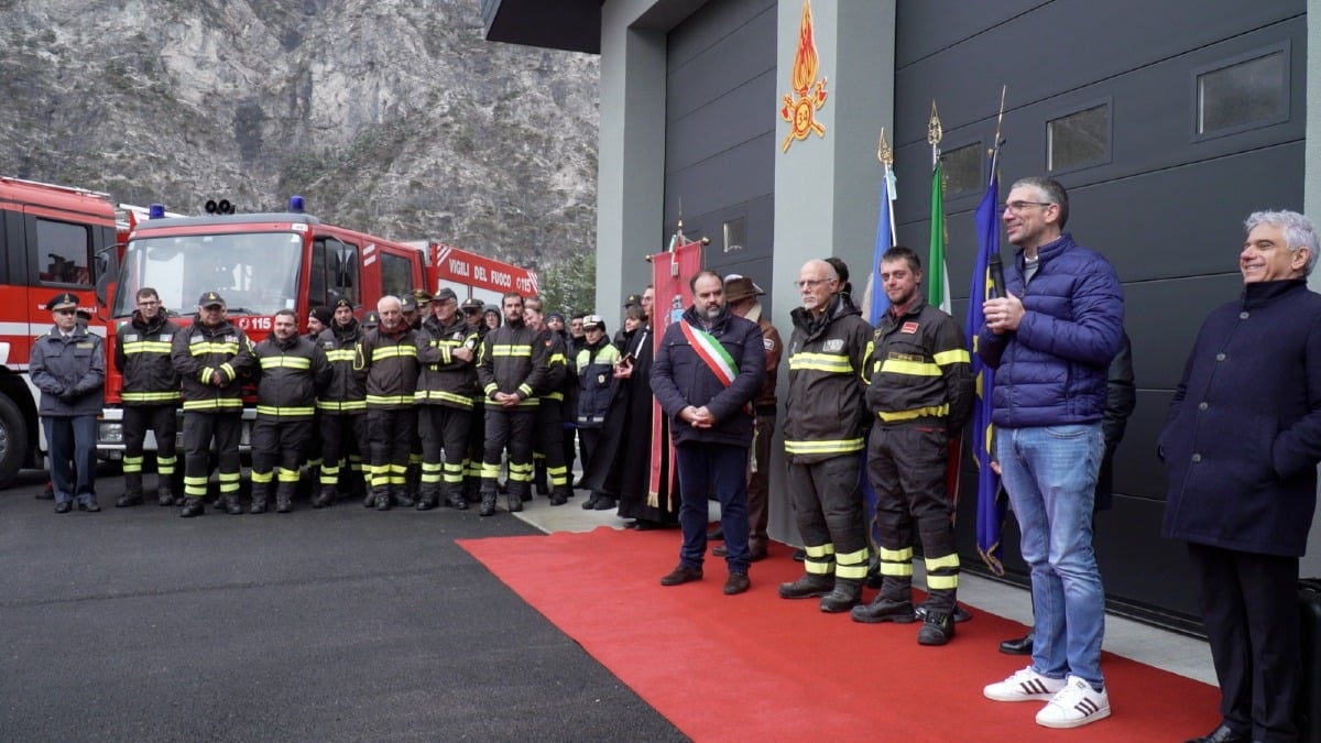 Pontebba, inaugurata la nuova sede dei Vigili del Fuoco volontari - 