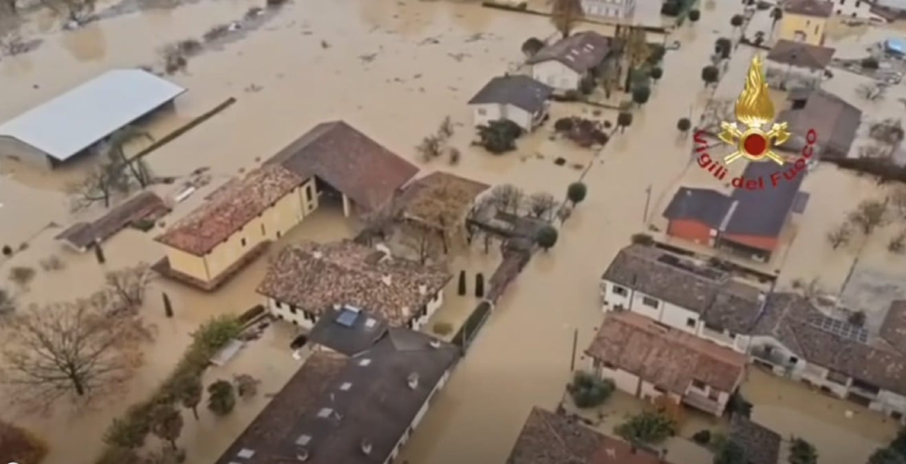 Nuova ondata di maltempo in Friuli: allerta gialla fino al pomeriggio di martedì 25 novembre - 