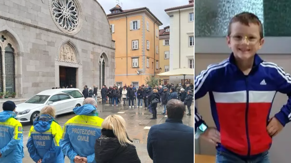 Muggia saluta il piccolo Giovanni, don Andrea: «come un pugno nello stomaco che ti lascia senza fiato» - 
