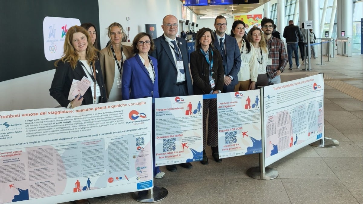 “Trombosi del viaggiatore”: all'aeroporto Catullo parte la campagna informativa dell’Aoui Verona - 