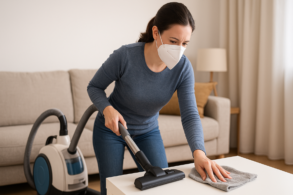 Come pulire la casa quando ci vive una persona allergica - 