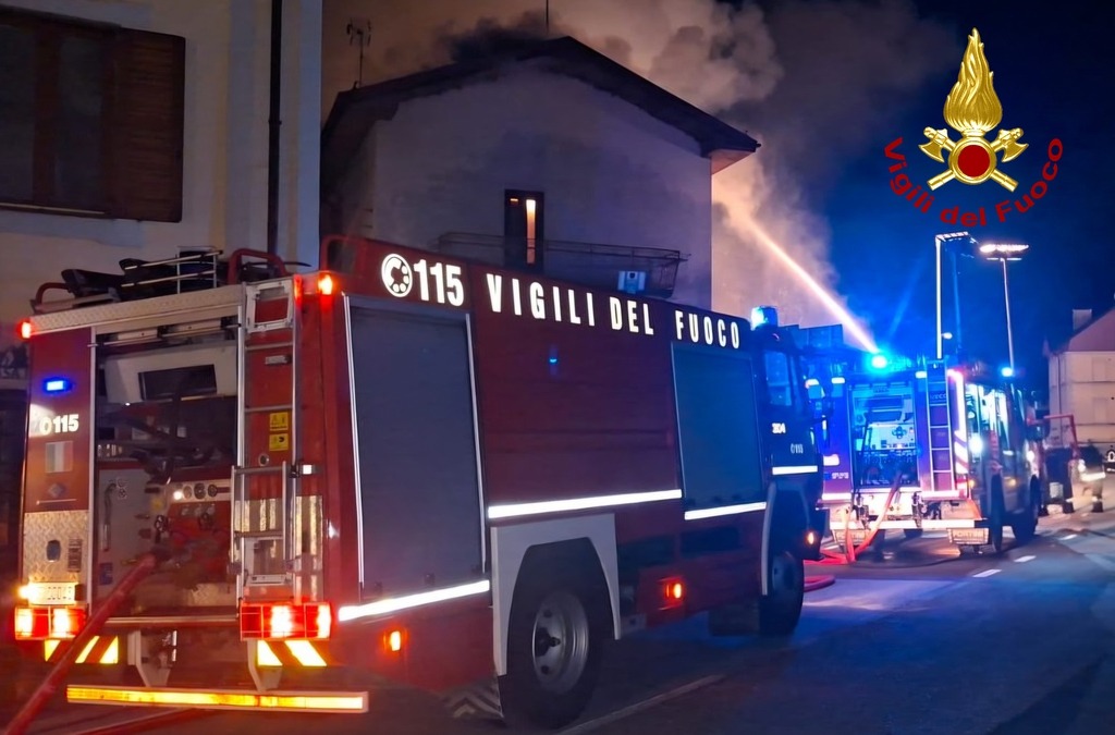 Vigili del fuoco Udine incendio