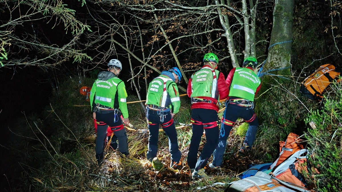 Soccorso alpino notte