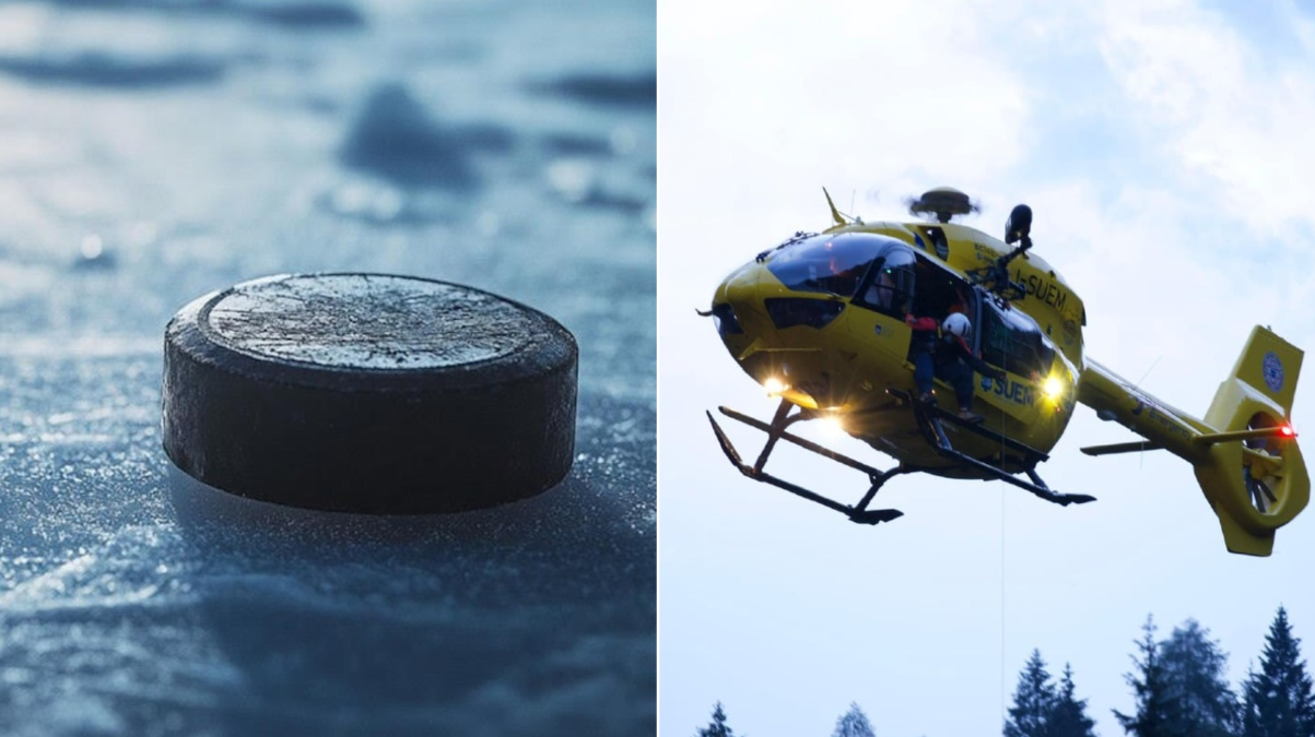 Gli esplode un petardo in mano nell'intervallo del derby di hockey: 21enne elitrasportato in ospedale - 