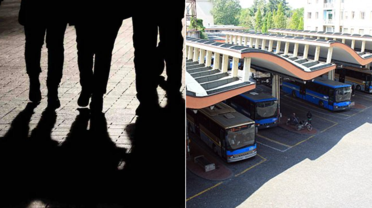 Violenza alla stazione degli autobus: uomo con problemi psichici aggredito da una banda di studenti - 