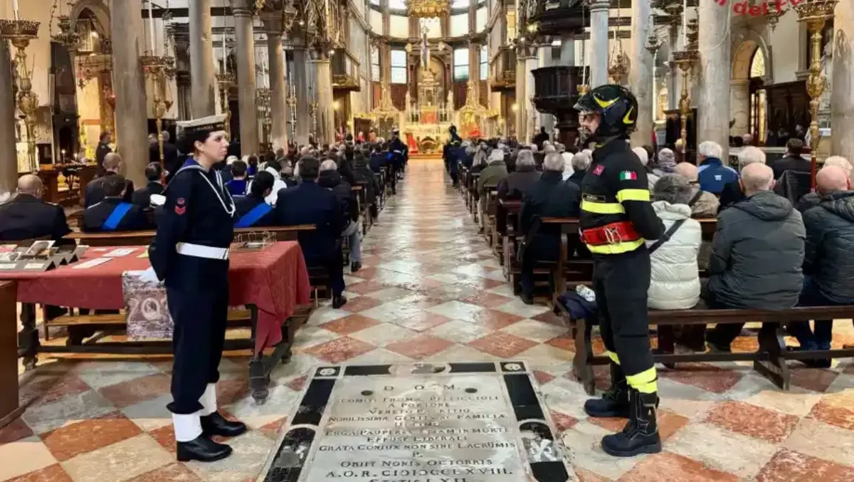 Venezia celebra Santa Barbara, la patrona dei Vigili del fuoco - 