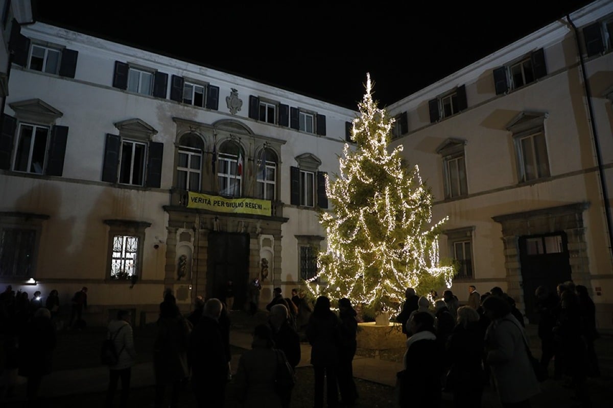 Un grande albero illumina le festività nel cuore dell’Ateneo udinese - 