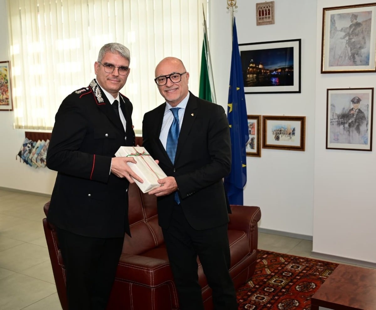 Pordenone, saluto del Questore Solimene all’Arma dei Carabinieri prima del congedo - 