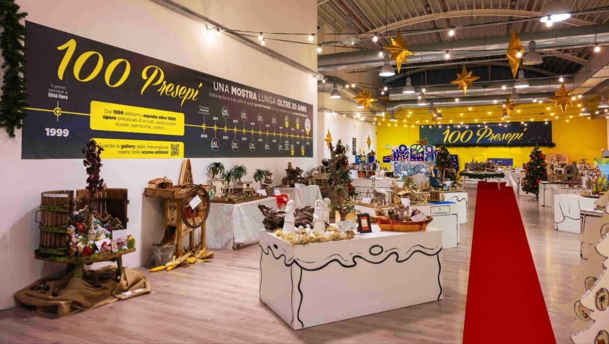 "Mostra 100 presepi" al Città Fiera: 110 interpretazioni della natività in ben 600mq dedicati - 