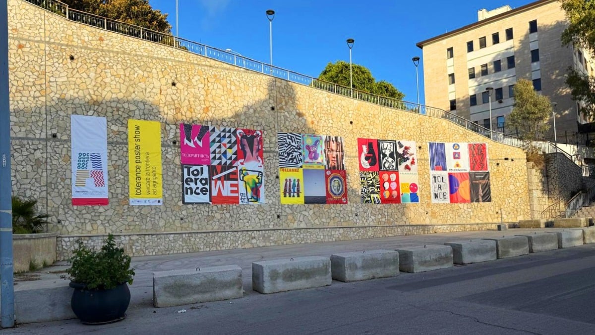 Da Trieste alla città dei templi: ad Agrigento l’installazione monumentale del Tolerance Poster Show - 