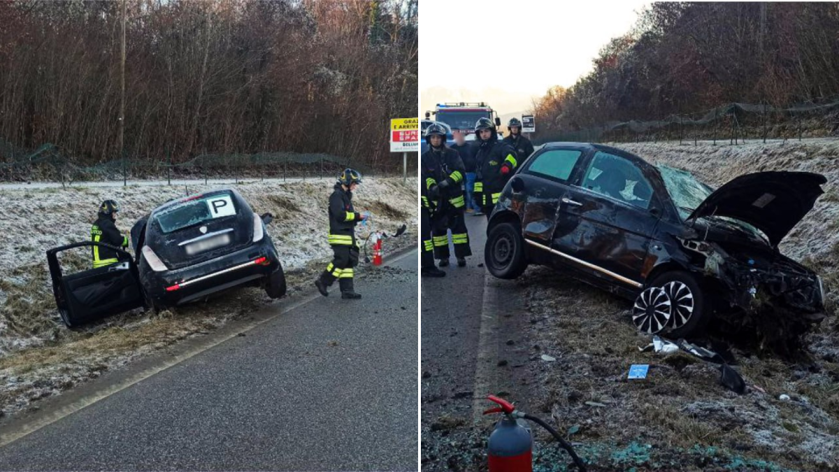 Attimi di paura sulla SS50, auto finisce fuori strada: un ferito - 